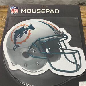 NFL Miami Dolphins Helmet MOUSE PAD Football Logo Computer Office Supply Sport
